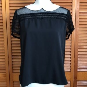 Dainty, black blouse